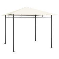 vidaXL Gazebo 3x3x2,7 m 180 g/m² cor creme