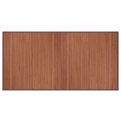 vidaXL Tapete retangular 100x200 cm bambu castanho