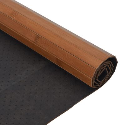 vidaXL Tapete retangular 100x200 cm bambu castanho