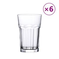 vidaXL Copos para cerveja 6 pcs 415 ml