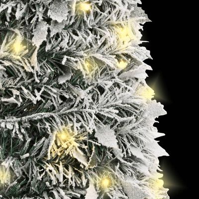 vidaXL Árvore de Natal artificial pop-up c/ 150 luzes LED e neve 180cm