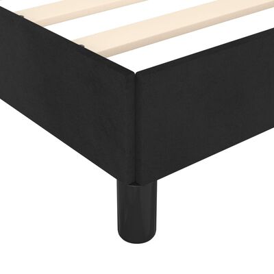 vidaXL Estrutura de cama 80x200 cm veludo preto