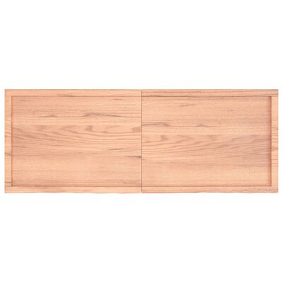 vidaXL Bancada p/ WC 160x60x(2-6) cm madeira maciça tratada castanho