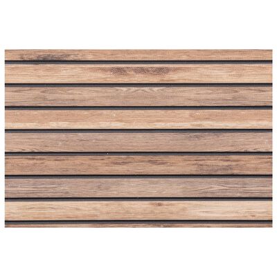 vidaXL Painéis de parede 3D 5 pcs 100x50 cm EPS castanho-claro