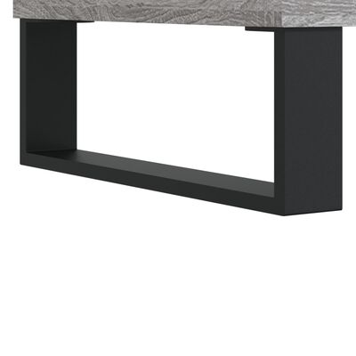 vidaXL Mesa de centro 90x50x36,5 cm derivados madeira cinzento sonoma