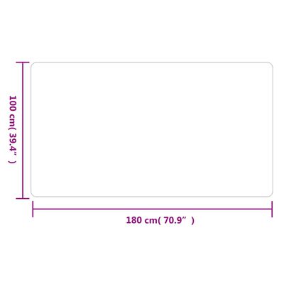 vidaXL Tapete/passadeira 100x180 cm cinzento