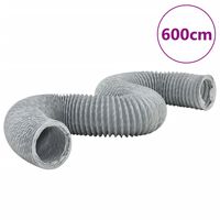 vidaXL Conduta de exaustão PVC 6 m Ø10 cm