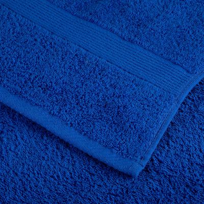 vidaXL Toalhas de bidé premium SOLUND 2 pcs 30x50 cm 600 gsm azul