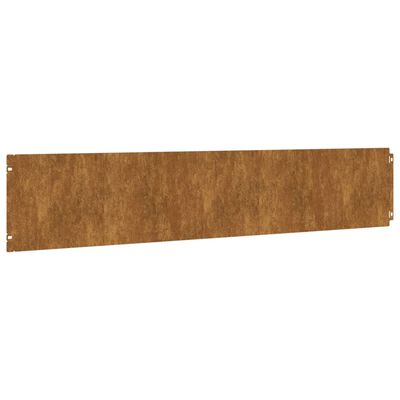 vidaXL Bordas de relvado 10 pcs 20x103 cm aço corten flexível