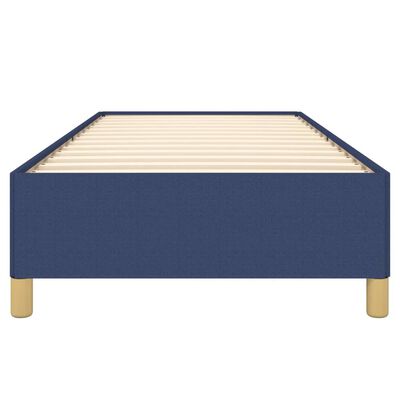 vidaXL Estrutura de cama 90x200 cm tecido azul