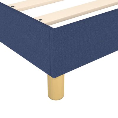 vidaXL Estrutura de cama 90x200 cm tecido azul