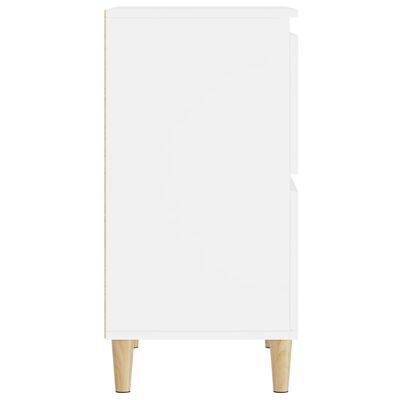 vidaXL Aparadores 2 pcs 60x35x70 cm derivados de madeira branco