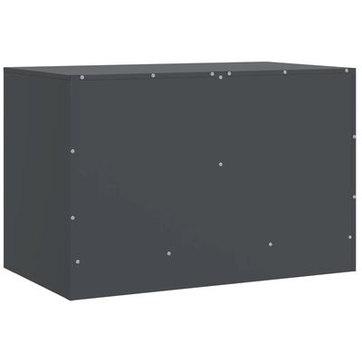 vidaXL Móvel de TV 67x39x44 cm aço antracite