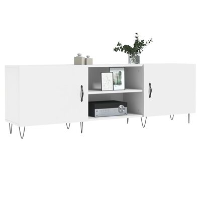 vidaXL Móvel para TV 150x30x50 cm derivados de madeira branco