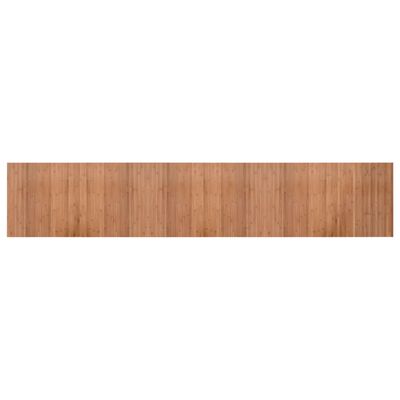 vidaXL Tapete retangular 60x300 cm bambu cor natural