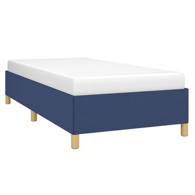 vidaXL Estrutura de cama 90x200 cm tecido azul