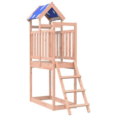 vidaXL Torre brincar c/ escada 110,5x52,5x215 cm abeto-douglas maciço