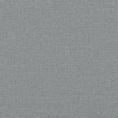 vidaXL Sofá de 3 lugares 180 cm tecido cinza-claro