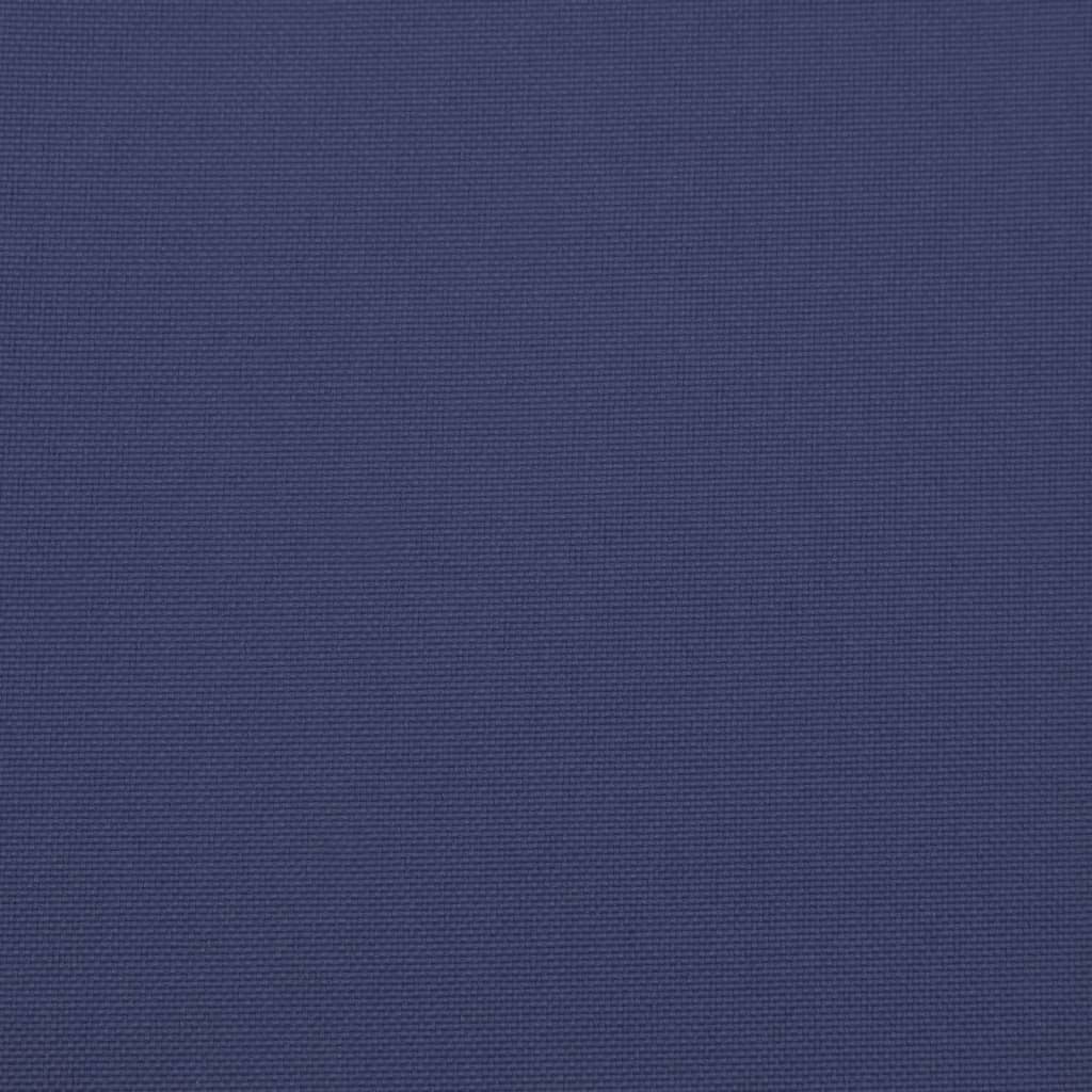 vidaXL Almofadões p/ sofá de paletes 6 pcs tecido oxford azul-marinho
