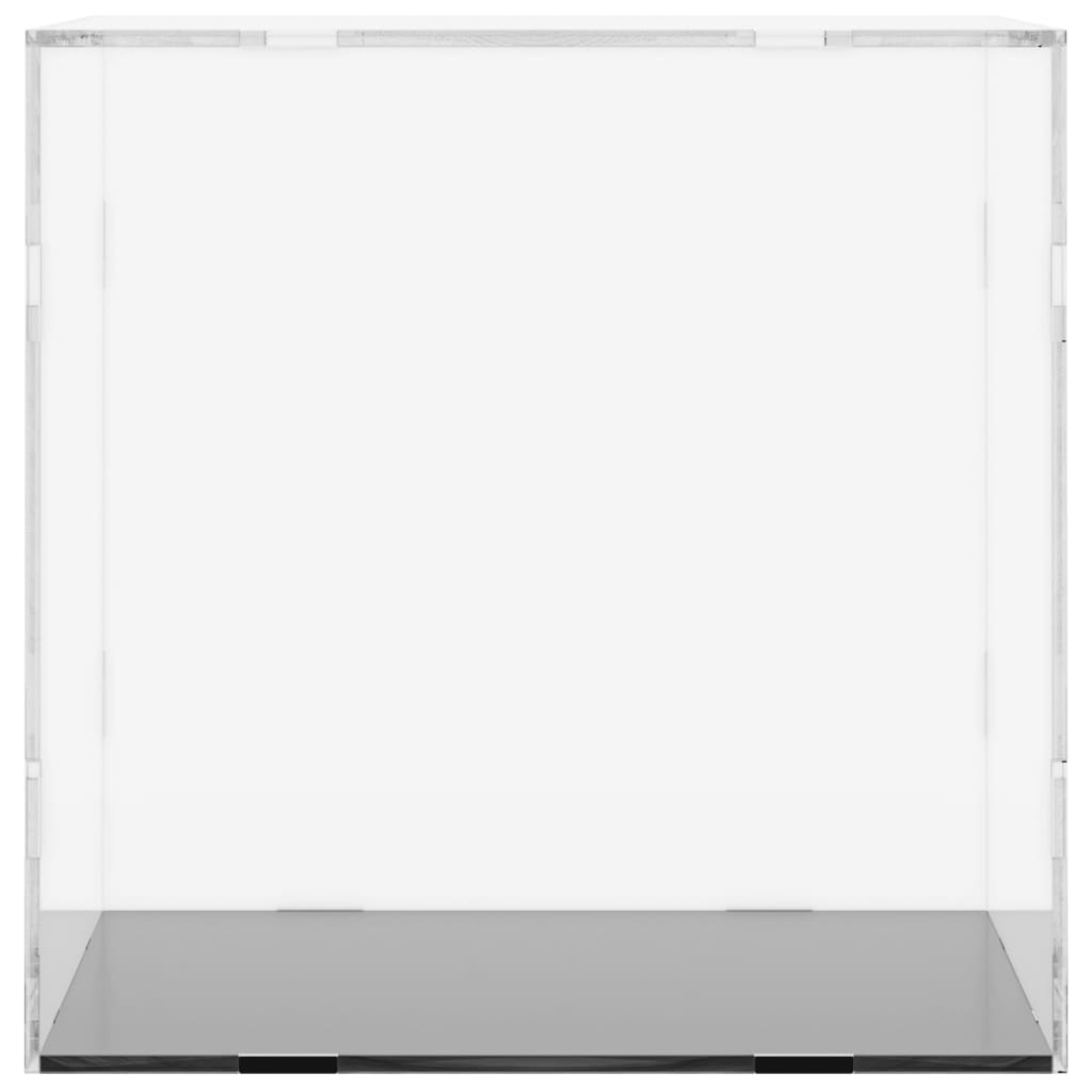 vidaXL Caixa de exposição 30x30x30 cm acrílico transparente