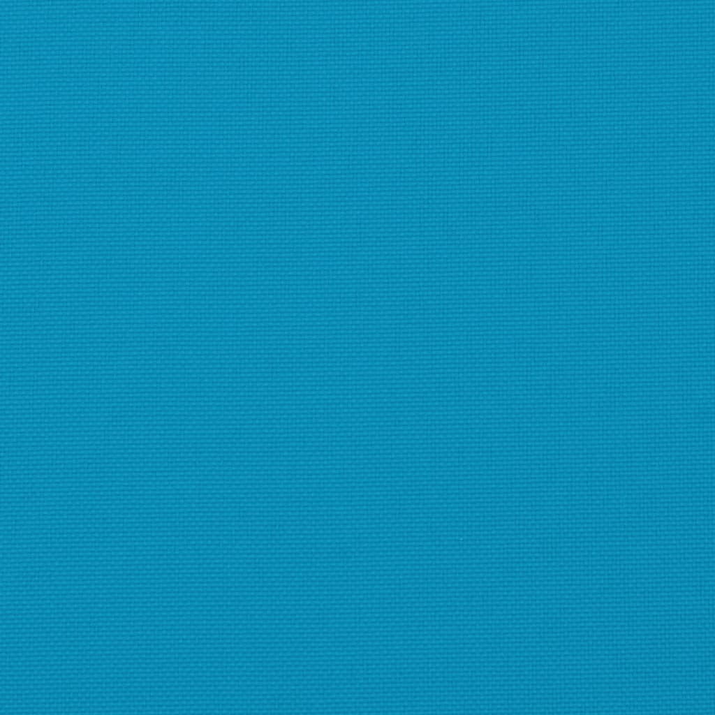 vidaXL Almofadão p/ móveis paletes 60x60x8 cm tecido oxford azul-claro