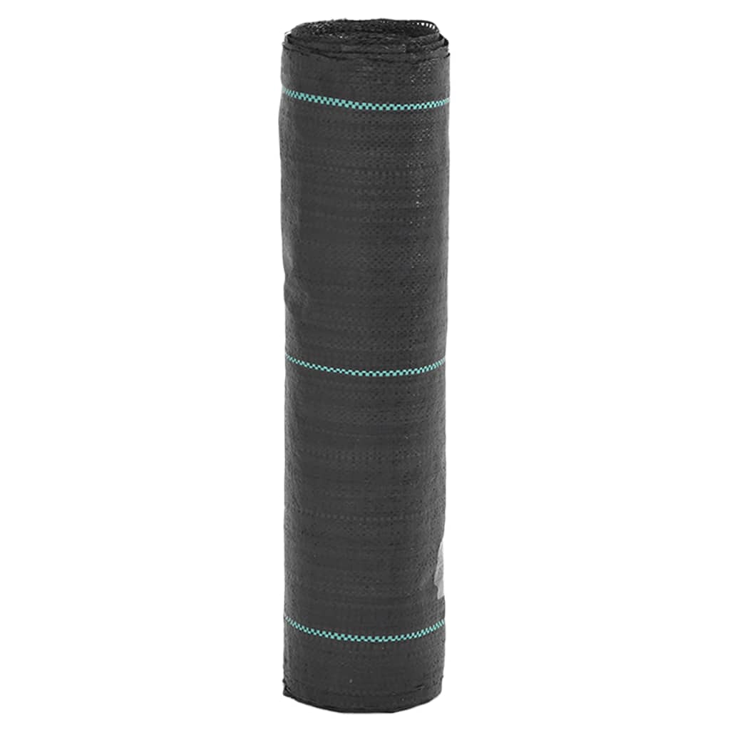 vidaXL Tela para ervas daninhas 0,5x10 m PP preto