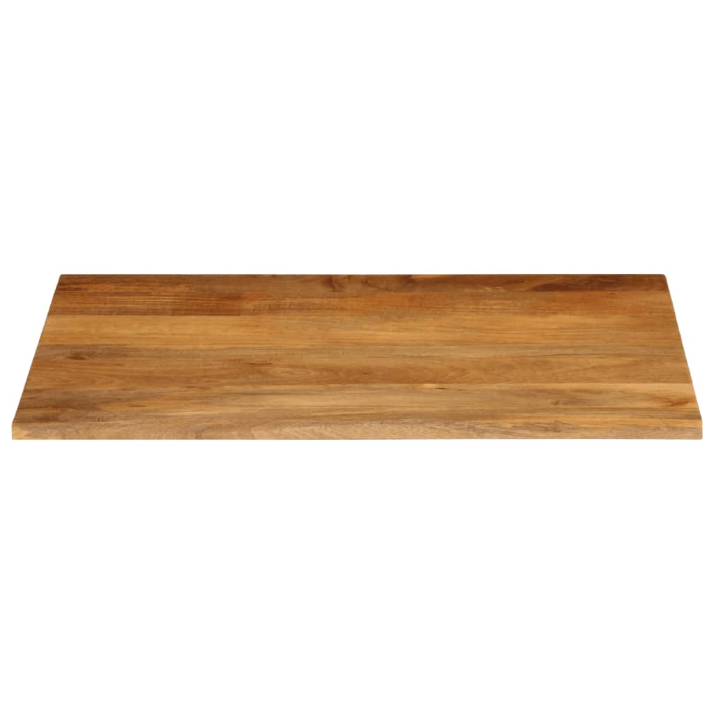 vidaXL Tampo de mesa c/ borda viva 110x80x2,5 cm mangueira maciça