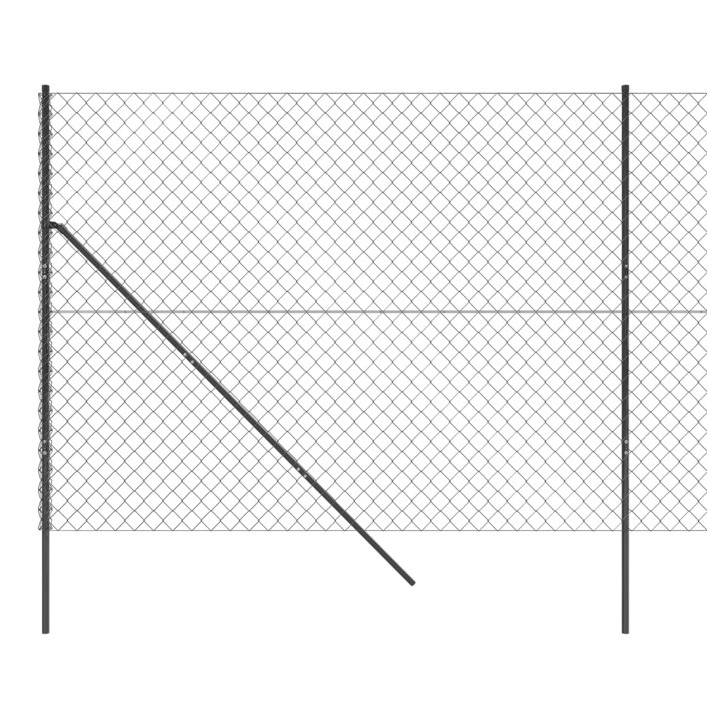 vidaXL Cerca de arame 2x10 m antracite