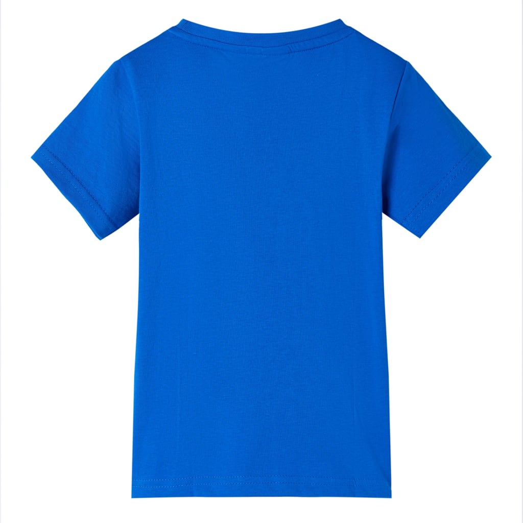 T-shirt infantil azul brilhante 104