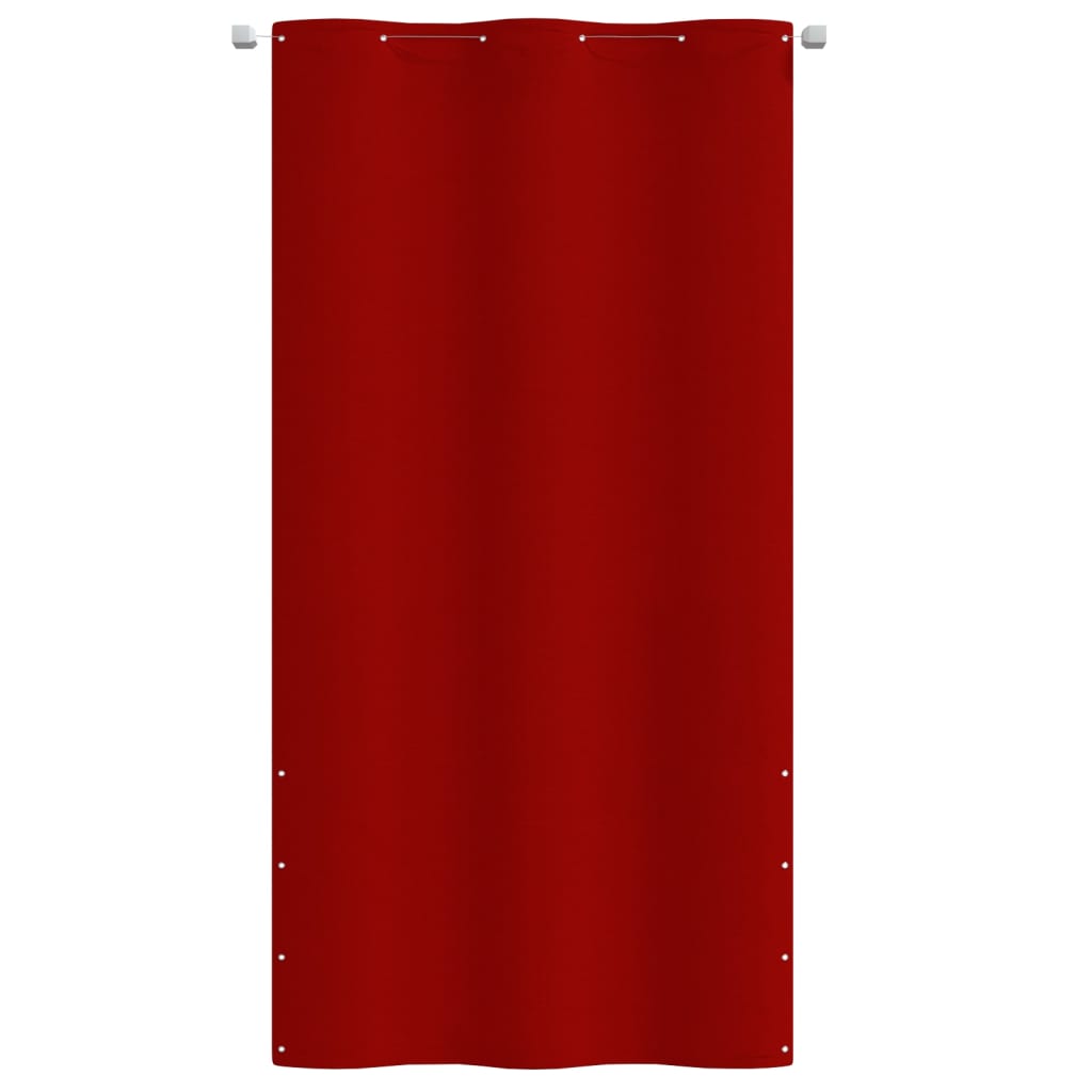 vidaXL Tela de varanda 120x240 cm tecido oxford vermelho