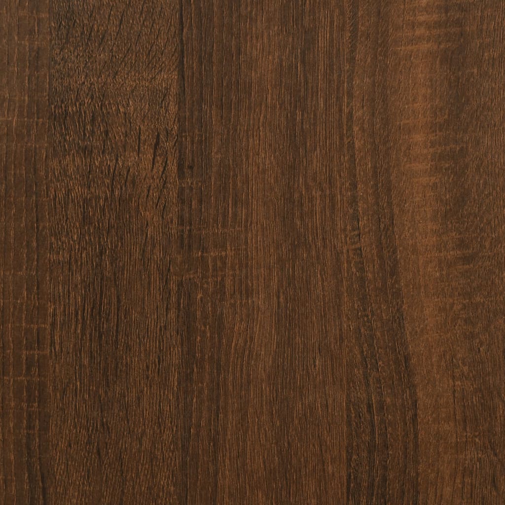 vidaXL Aparadores 2 pcs 60x35x70cm derivados madeira carvalho castanho