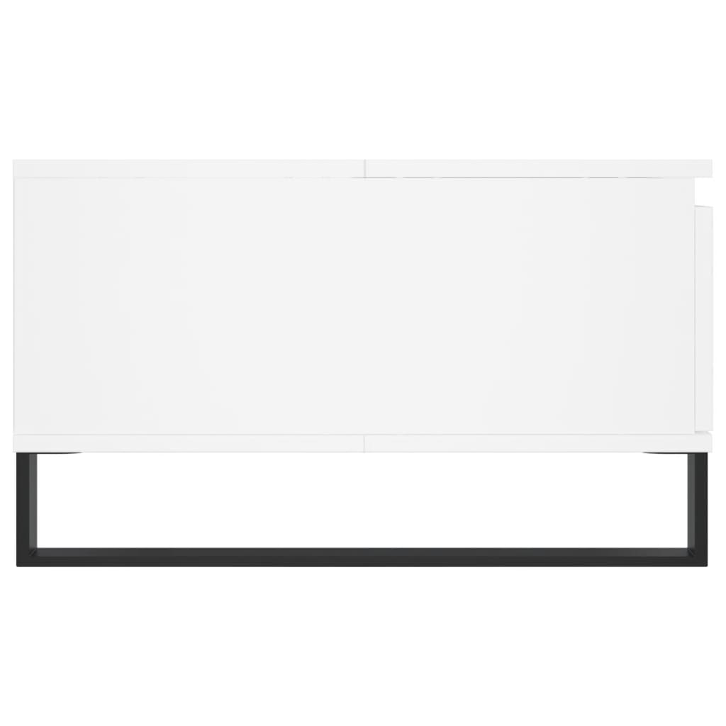 vidaXL Mesa de centro 90x60x35 cm derivados de madeira branco