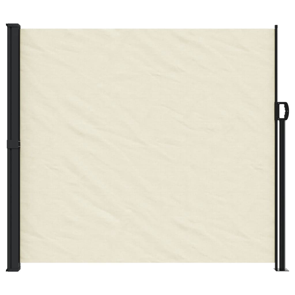 vidaXL Toldo lateral retrátil 180x600 cm cor creme