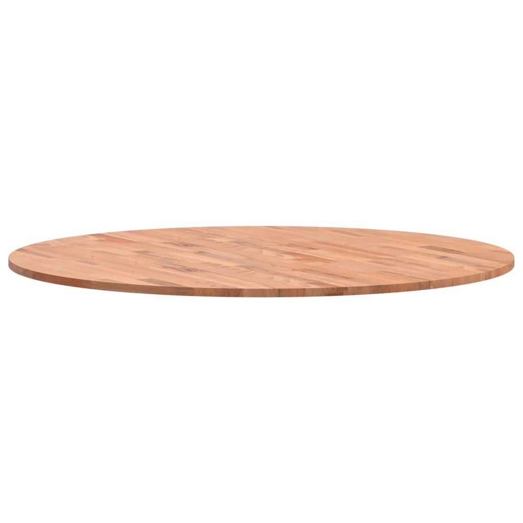 vidaXL Tampo de mesa redondo Ø90x1,5 cm madeira de faia maciça