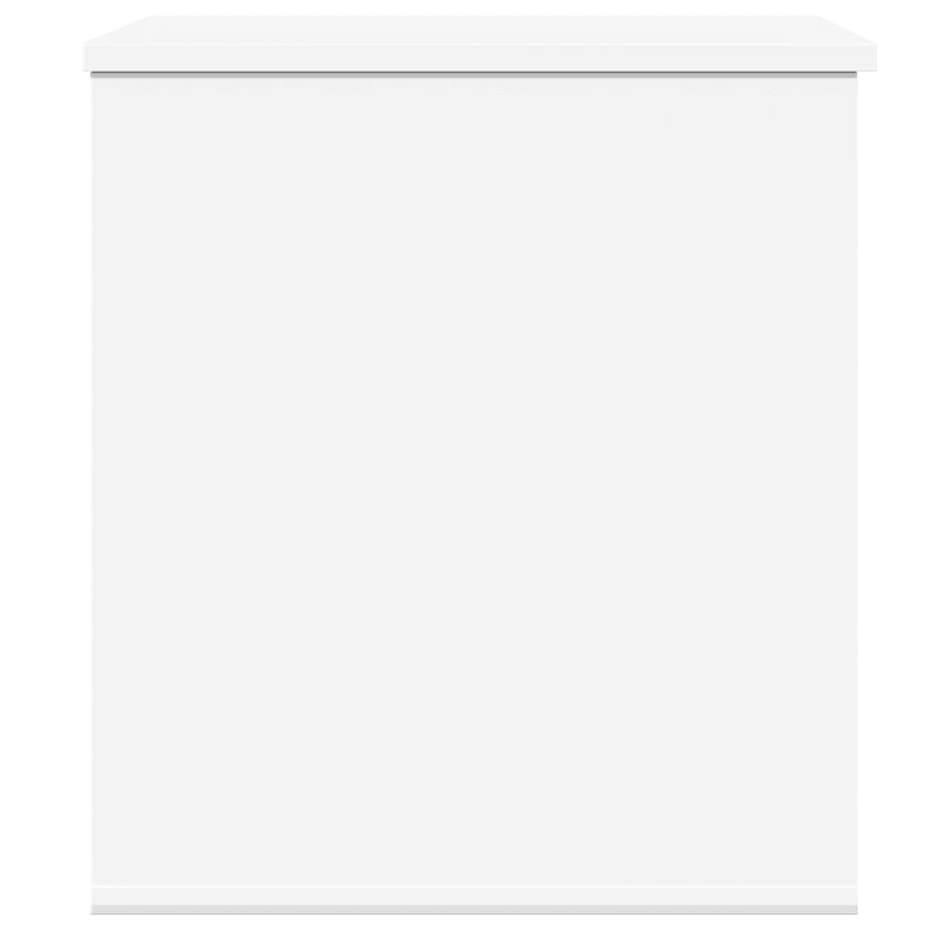 vidaXL Caixa de arrumação 60x42x46 cm derivados de madeira branco