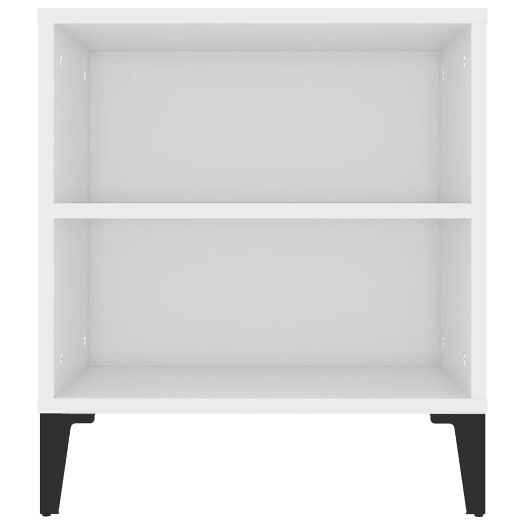 vidaXL Móvel para TV 102x44,5x50 cm derivados de madeira branco