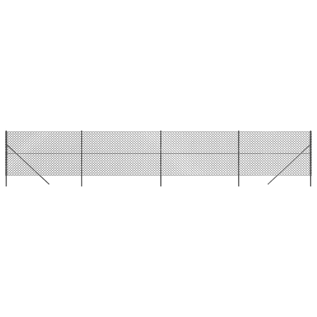 vidaXL Cerca de arame 2x10 m antracite