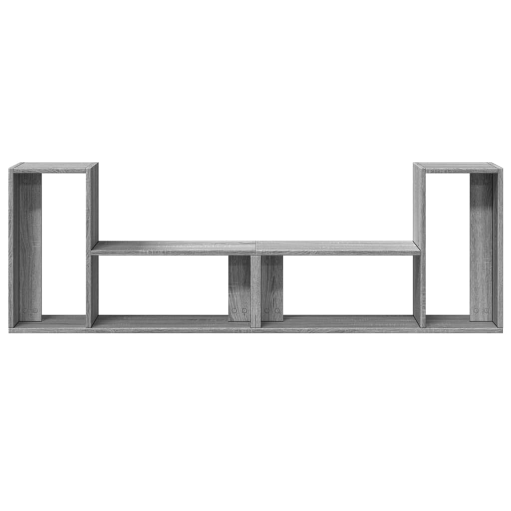 vidaXL Móveis de TV 2 pcs 75x30x50 cm derivados madeira cinza sonoma