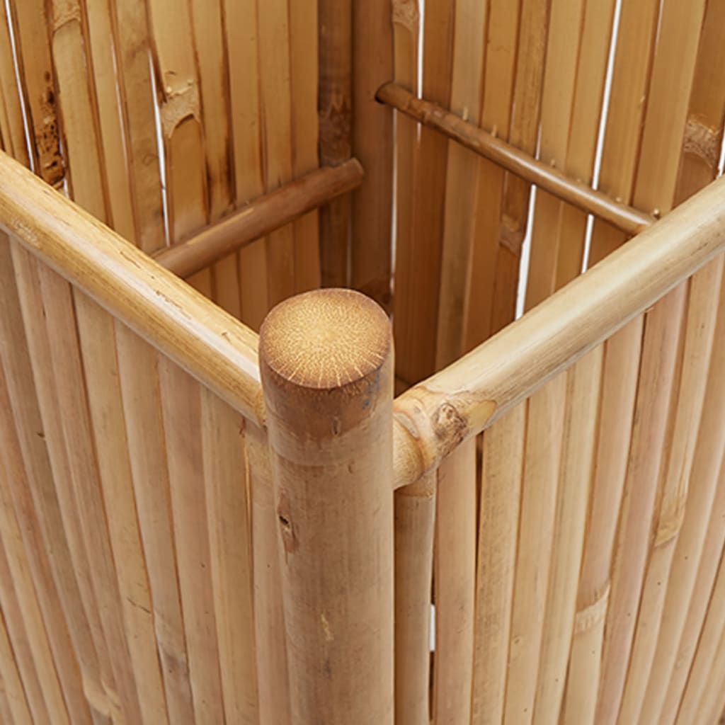 vidaXL Vaso/floreira de jardim 40x40x80 cm bambu