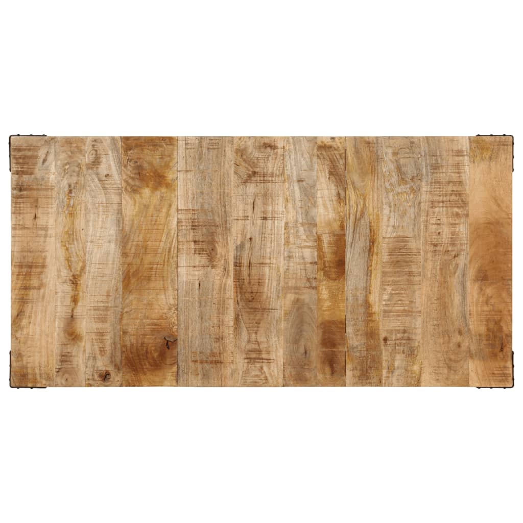 vidaXL Mesa de jantar 140x70x75 cm madeira de mangueira maciça