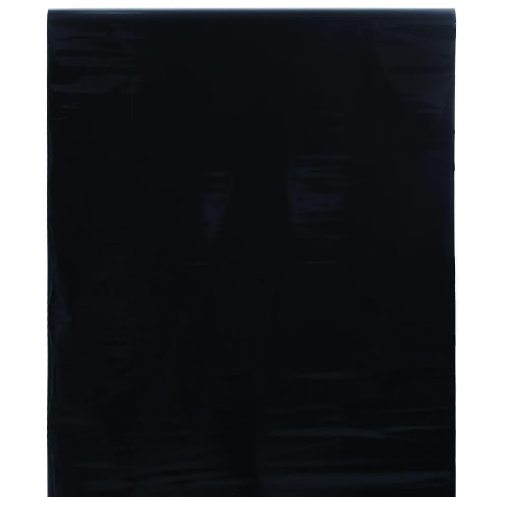 vidaXL Película para janela estática 60x2000 cm PVC preto fosco