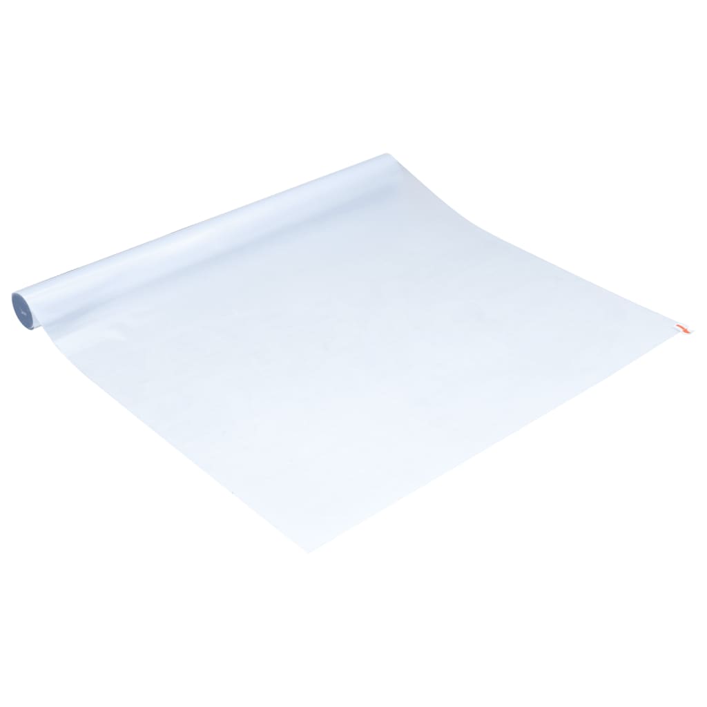 vidaXL Película janela estática 60x500 cm PVC cinza transparente fosco