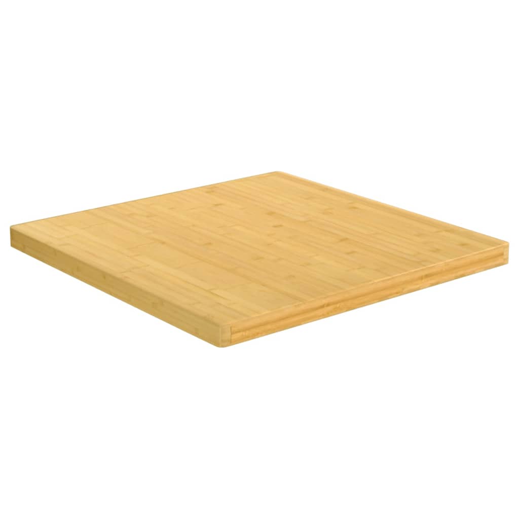 vidaXL Tampo de mesa 70x70x4 cm bambu