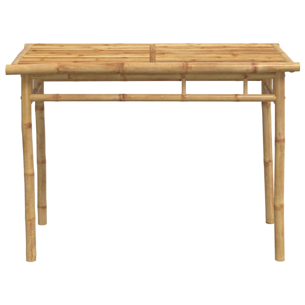 vidaXL Mesa de jantar para jardim 110x55x75 cm bambu