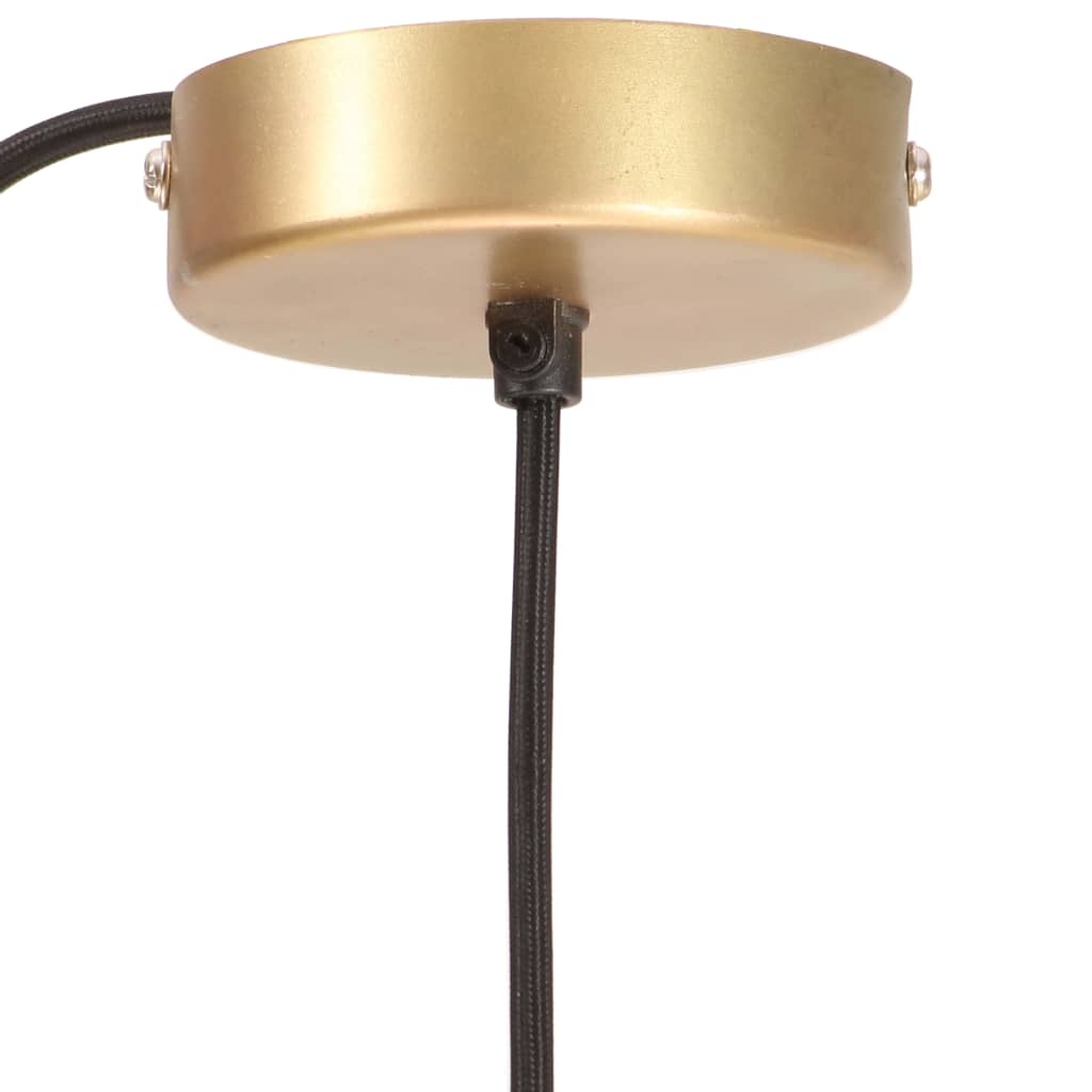 vidaXL Candeeiro suspenso redondo 25 W 17 cm E27 bronze