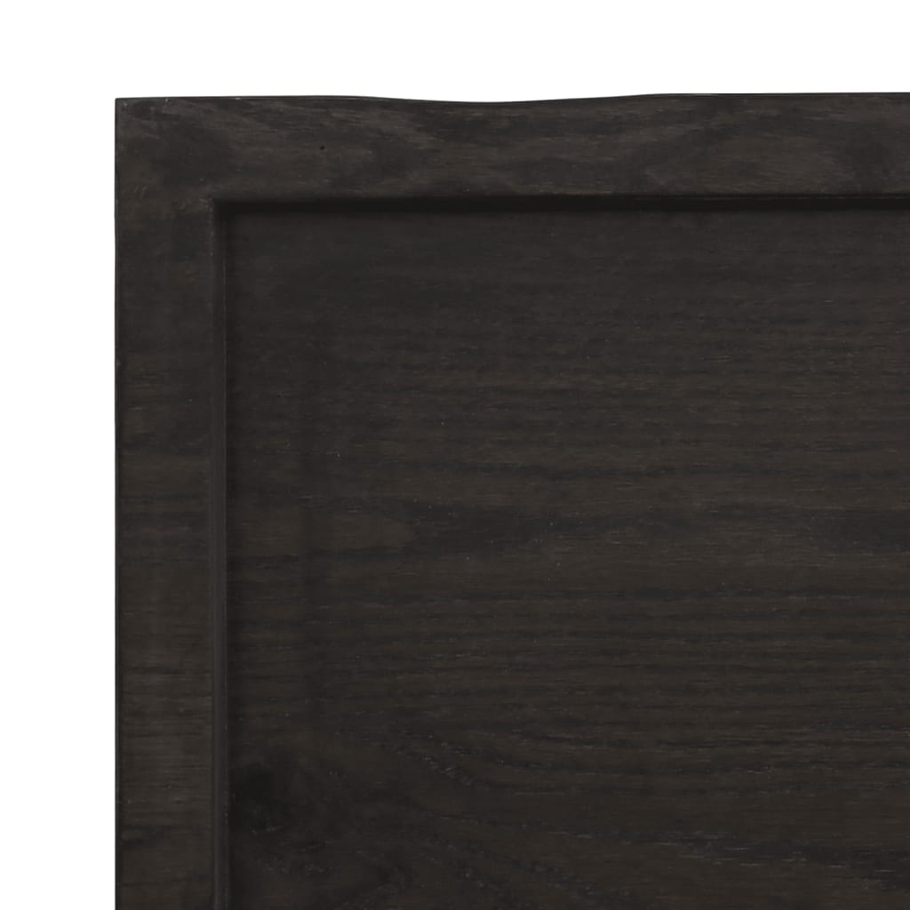 vidaXL Bancada p/ WC 120x60x(2-6)cm madeira tratada maciça castanho