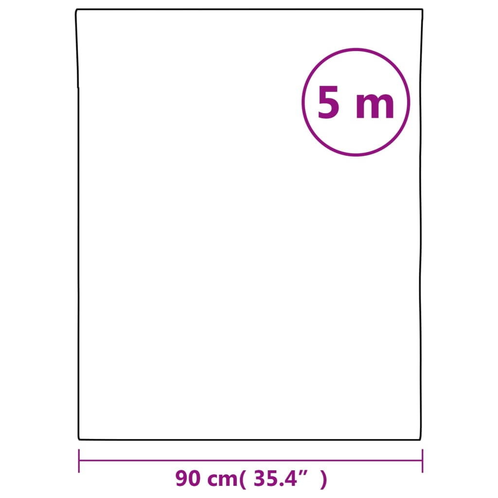 vidaXL Autocolantes para móveis 90x500 cm PVC branco mate