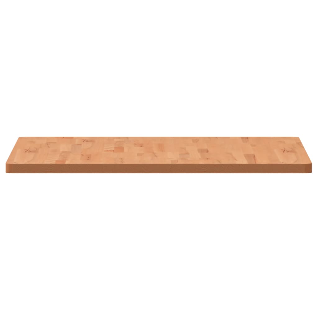 vidaXL Tampo de mesa quadrado 80x80x2,5 cm madeira de faia maciça
