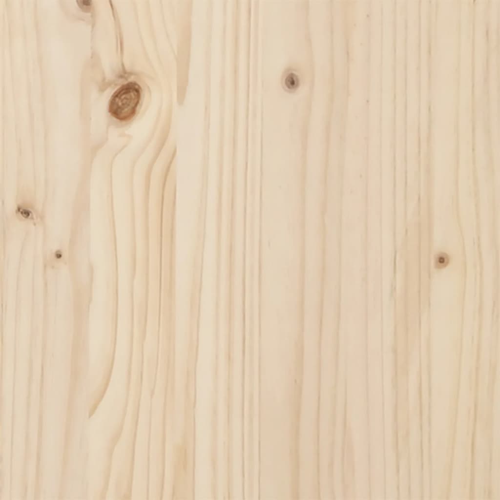 vidaXL Cabeceira 150 cm madeira de pinho maciça