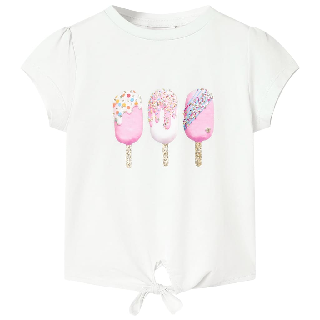 T-shirt infantil cor cru 116